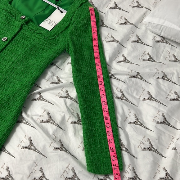JEWEL GREEN DRESS // ZARA // size medium 💚 - Picture 11 of 11